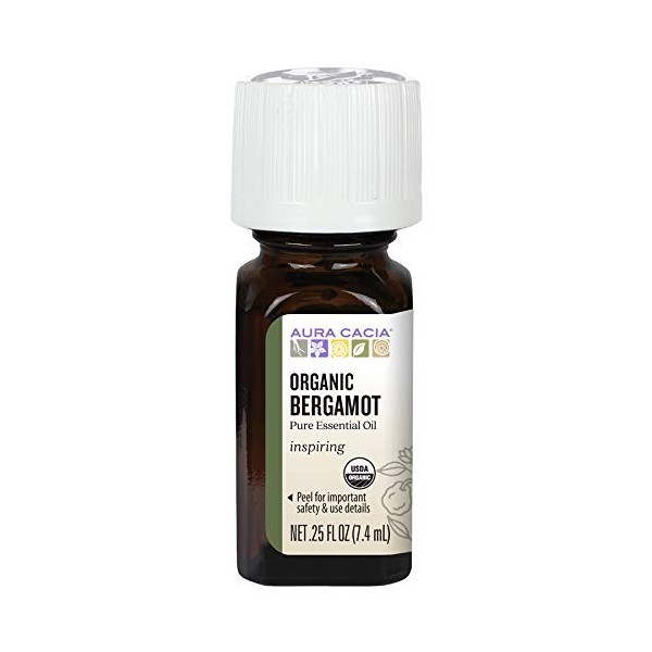 Aura Cacia Huile essentielle de bergamote bio - 7,4 ml