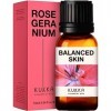 Kukka Huile Essentielle de Géranium Rose pour la Peau - Huile Géranium Qualité Thérapeutique 100% Pure et Naturelle pour Diff