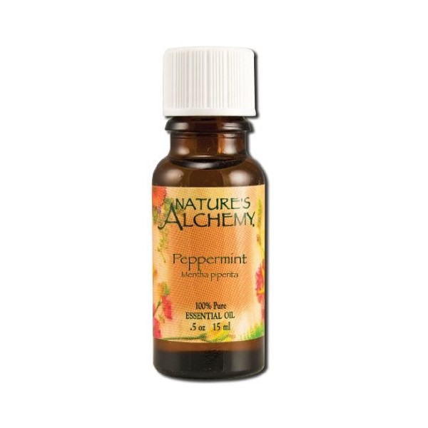 Natures Alchemy 100% Pure Essential Oil Peppermint 0.5 Fl Oz 