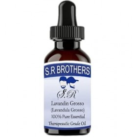 SR Brothers Lavandin Grosso Lavandula Grosso 100% Pure Essential Therapeutic Grade Oil 15ml 