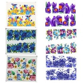 Carriere Belle Autocollant floral de transfert d pour art dongle Autocollant de decoration dongle SY1619 