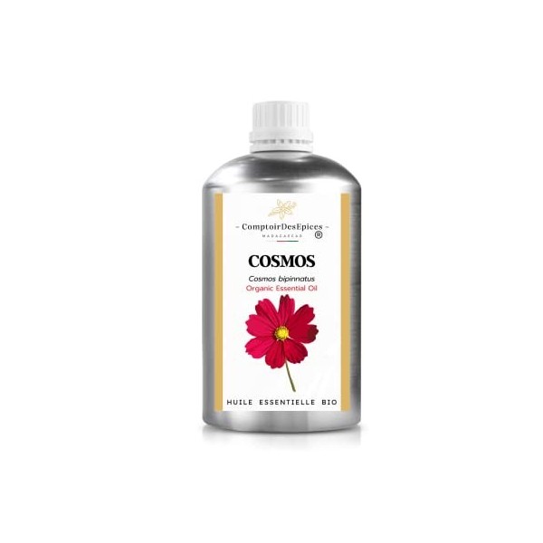 BIO | Huile essentielle de COSMOS Bio - 500 ML - 100% pure et naturelle | Chémotypée et Certifiée AB | Comptoir Des Epices