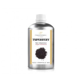 BIO | Huile essentielle de TSIPERIFERY Poivre sauvage - 500 ML - 100% pure et naturelle | Chémotypée et Certifiée AB | Co