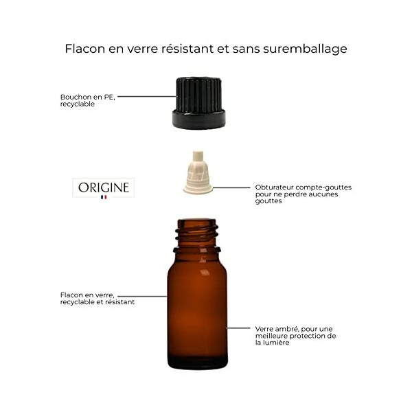 Origine.bio - Huiles Essentielle Cannelle Feuille 10 ml, Français | 100% Naturelle Pure Huile Essentielle Cannelle Feuille de