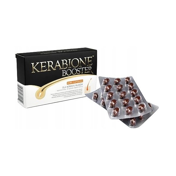 Kerabion Booster 30 capsules Omega3 + Saw Palmetto + Vit E, Vit A + Cuivre cooper + GLA onagre 