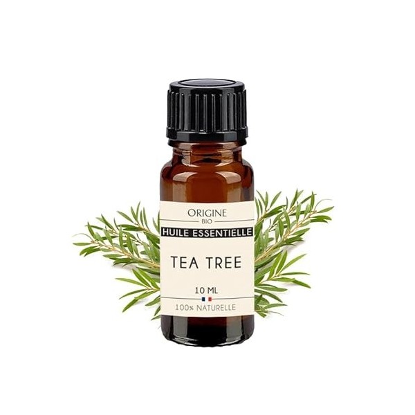 Origine.bio - Huile Essentielle de Tea Tree10 ml | 100% Naturelle Pure Huile Essentielle De Tea Tree de Qualité, Huile Essent