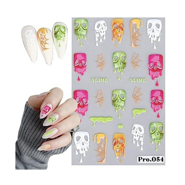 Décalques dongles dHalloween | Accessoires pour ongles - Décoration dongles pour femmes et filles, accessoires pour ongles