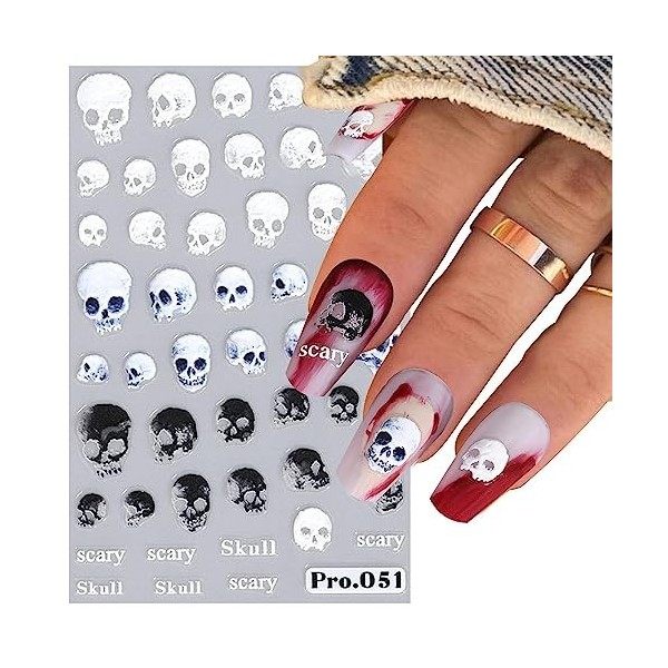 Décalques dongles dHalloween | Accessoires pour ongles - Décoration dongles pour femmes et filles, accessoires pour ongles