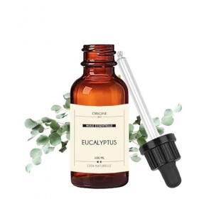Origine.bio - Huile Essentielle Eucalyptus 100 ml Pour Diffuseur, Français | 100% Naturelle Pure Huile Essentielle dEucalypt
