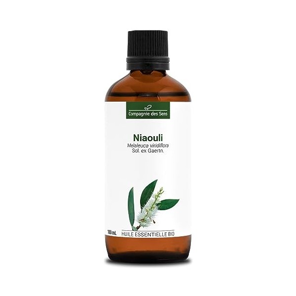 NIAOULI BIO - 100mL - Huile Essentielle de Qualité Premium - 100% Pure, Naturelle, Intégrale et Chémotypée