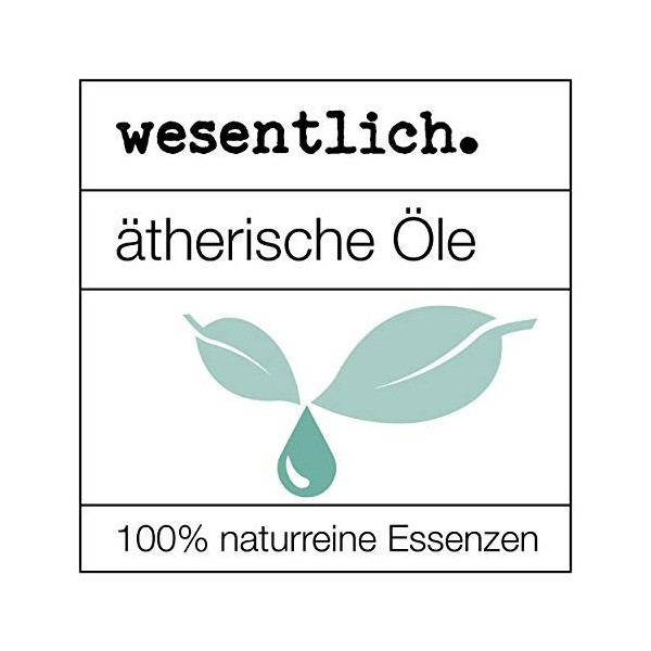 Wesentlich. Huile essentielle de lavande 100 % naturelle dans une bouteille en verre 100 ml 