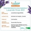 Puressentiel - Huile Essentielle Lavande Vraie - Bio - 100% pure et naturelle - HEBBD - 30 ml