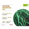 BIO - VETIVER - Huile Essentielle de Vetiver Bio - 100% Pure et Naturelle - Chémotype et Certifiés AB - Parfum de Vetiver -