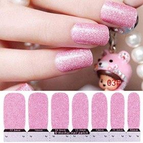Panysilioer 6 Feuilles Autocollants pour Ongles Vernis à Ongles Film Ongles Bandes-1