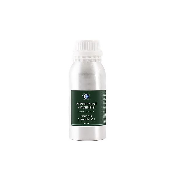 Mystic Moments Huile essentielle de menthe poivrée pour arvensis - 1 kg - 100 % pure.