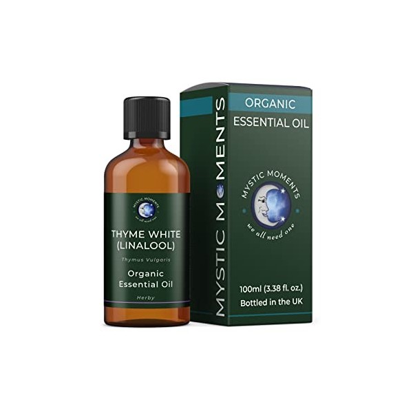 Mystic Moments Huile essentielle Thym Bio&nbsp;–&nbsp;100&nbsp;ml&nbsp;–&nbsp;100% Pure