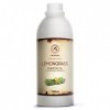 Huile Essentielle de Citronnelle 1000ml - 100% Pure et Naturelle - Cymbopogon Flexuosus - Huiles Essentielles Aromathérapie p