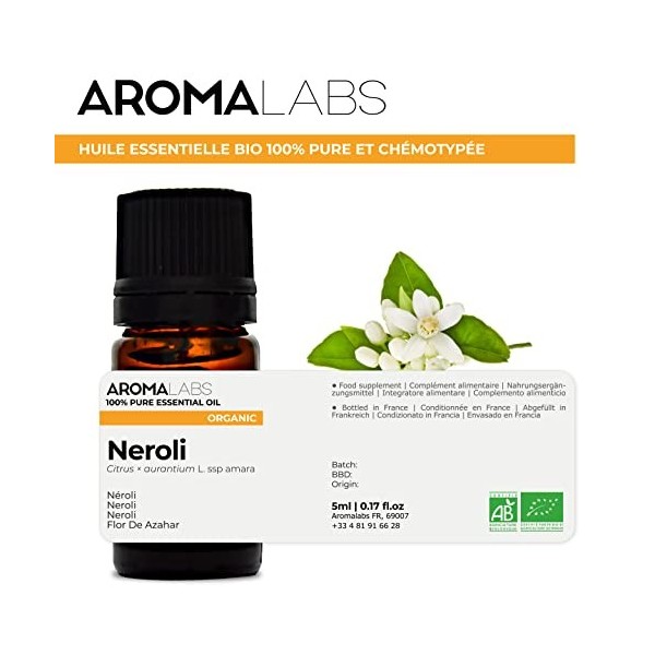 Huile essentielle Néroli BIO (Citrus aurantium ssp. amara)