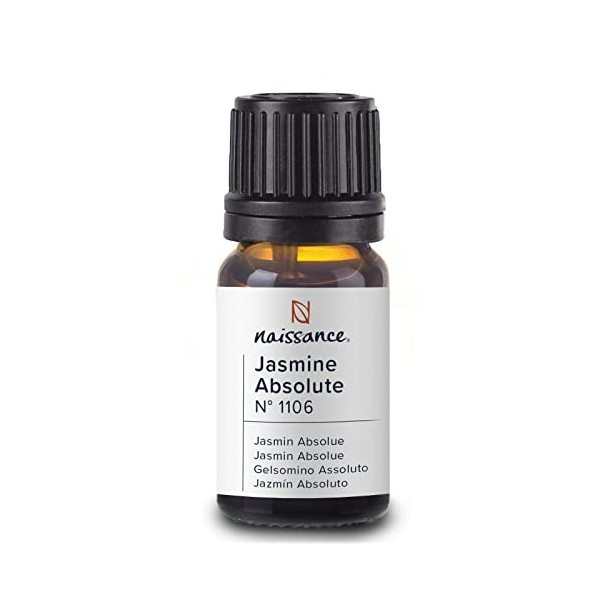 Naissance Huille Essentielle De Jasmin Absolue No. 1106 - 5ml - Huile Essentielle Jasminum Officinale Pour Aromathérapie, D