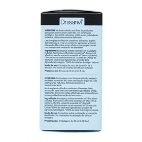 VITAROMS SynERGIE DE DIFFUSION ÉNERGIE CERTIFIÉ BIO - 100% dorigine naturelle - VEGAN - 30ml