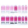 bubbyleyy Mode Vernis à Ongles Pailleté des Ongles Polonais de Bandes Applique Apps Bandes DOngles Stickers Série Gradient A