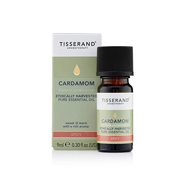 Tisserand Huile Essentielle Pure de Cardamome Récoltée de Manière Ethique 9 ml