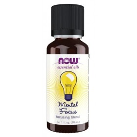 NOW Foods Essential Oil, Mental Focus Oil - 30 ml.