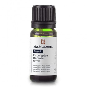 Naissance Huile Essentielle DEucalyptus Radiata Certifiée BIO No. 191 - 10ml - Pure, Naturelle, Végan, Non Dilué - Pour Ar