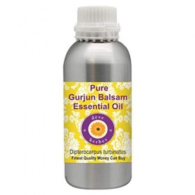 Deve Herbes Pure Gurjun Balsam Huile essentielle turbinatus 100 % naturelle de qualité thérapeutique