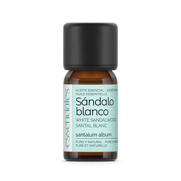 Essenciales - Huile essentielle de Santal blanc Santalum album , 10 ml | 100% Pure et Naturel