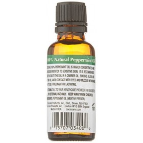 100% naturelle Huile de menthe poivrée, 1 fl oz 30 ml - Cococare
