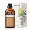 PHATOIL Huile Essentielle Myrrhe 30 ml, Huile Essentielle pour Diffuseur Aromathérapie 100% Pure Naturelle, Huile Parufmée My