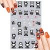 Décalques dongles dHalloween - Nail Art Adhésif,Fournitures dart dongle adhésif pour filles, autocollant dongle en relie