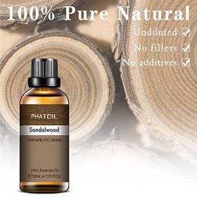 PHATOIL Huile Essentielle Bois de Cèdre 30 ml, Huile Essentielle 10