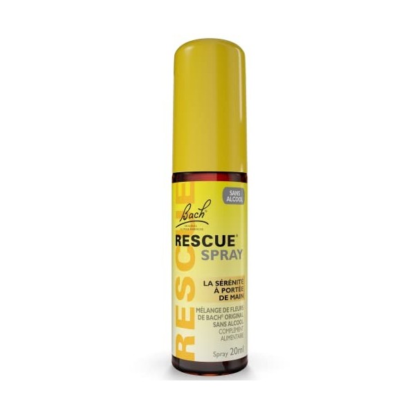 RESCUE Spray SANS ALCOOL - 20 ml, 1.0 unité, 49.0 grams