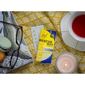 Rescue Nuit Perles, Participe à des nuits sereines, sans alcool, Vegan, Complément alimentaire, Soutien du sommeil, Capsule 1