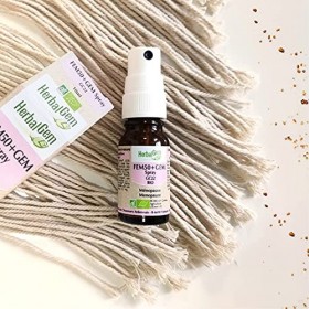 Herbalgem - Fem50+Gem Spray Bio - Complexe Ménopause - Gemmothérapie Concentrée - 15ml