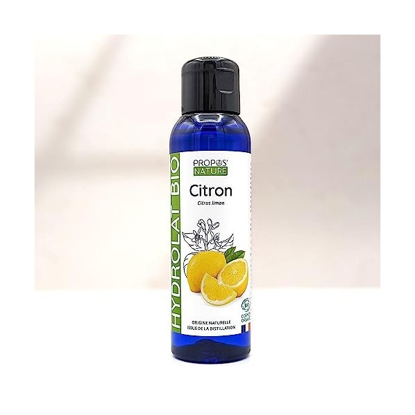 Hydrolat de Citron Bio - Citrus limon - Origine France - 100ml - PROPOSNATURE