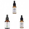 Assortiment de 3 elixirs prêts à lemploi - ELIXIR & CO - PEURS Flacon de 20 ML, PEURS Flacon de 30 ML, DECISION Flacon de 20