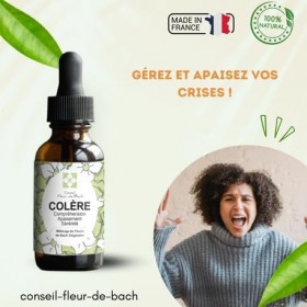Fleurs de Bach Colère - Retrouvez le calme et la sérénité, avec ce mélange de Fleurs de Bach Colère - Retrouver un bon équili