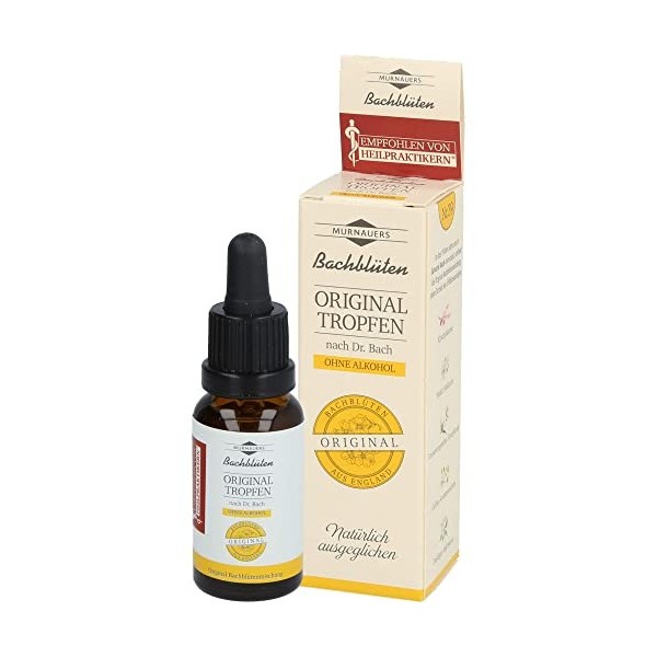 MURNAUERS Bachblüten Original Tropfen nach Dr. Bach, 20 ml Solution