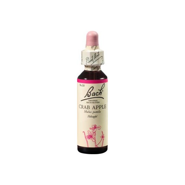 Bach Original Bach-Blüten Nr. 10 Crab Apple Holzapfel Tropfen, 20 ml Solution