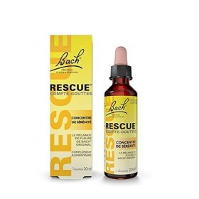 Rescue Compte-Gouttes 20 ml & Fleurs de Bach Original White Chestnut - 20 ml