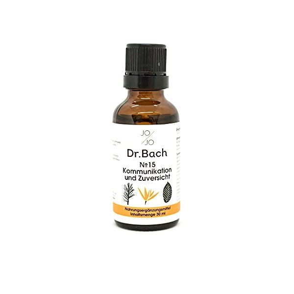 Gouttes originales du Dr. Bach Communication et confiance 30 ml