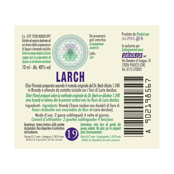 Larch n° 19 Fleurs de Bach Original farmaflor