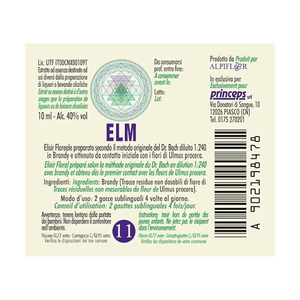 Elm n° 11 Fleurs de Bach Original farmaflor