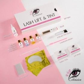 Vip Extension - Kit Laminage Cils et Sourcils avec Teinte Noire - kit rehaussement de cils - Permanent Cils et Sourcils - Las