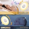 omitium Radio Réveil Lumineux Lampe de Chevet LED Contrôle Tactile Simulation du Lever et du Coucher de Soleil 10 Niveaux de 