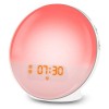 Lampe Réveil lumineux enfant Simulateur dAube et Crépuscule Radio Réveil Lumière LED tactile Enregistrement Lampe de chevet 