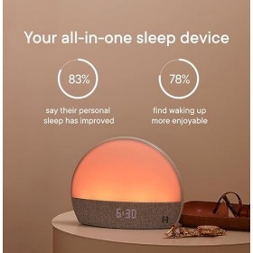 Hatch Restore Réveil simulateur d’aube à lumière intelligente avec routine de sommeil personnelle et sons